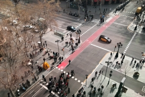 A street of Barcelona.