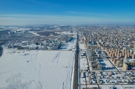 Aerial view of Tyumen