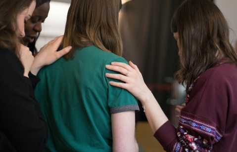 praying, group, prayer, women, uk, europe