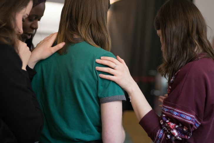 praying, group, prayer, women, uk, europe