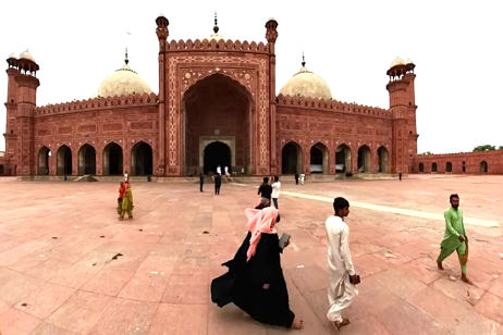 Badshahi Mosque in Lahore, Pakistan.