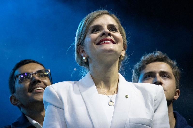 Elected president Laura Fernández