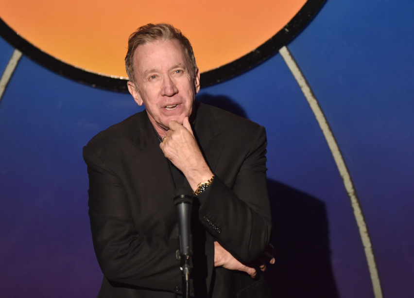 WEST HOLLYWOOD, CALIFORNIA — Actor Tim Allen performs at The Laugh Factory in West Hollywood in November 2021. Allen recently said he completed a full reading of the Bible.