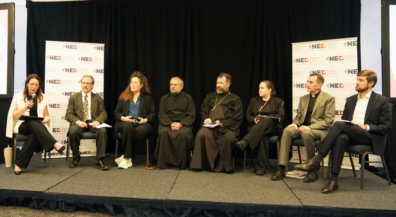The Kremlin’s Use of the Russian Orthodox Church in the War Against Ukraine panel at IRF Summit