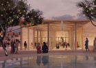 Architectural rendering of the proposed Museum of Jesus’ Baptism at Bethany Beyond the Jordan