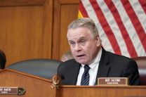 U.S. Rep. Chris Smith speaks during an unrelated congressional hearing in Washington, D.C.