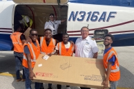 Pilots Patrick Decker and Kory Elleby