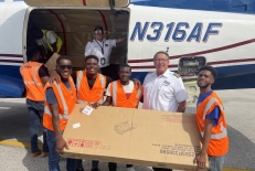 Pilots Patrick Decker and Kory Elleby