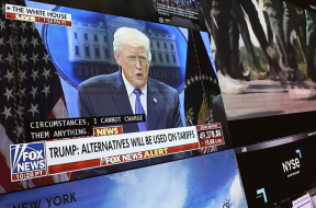 Trump on Tarrifs at NYC Stock Exchange