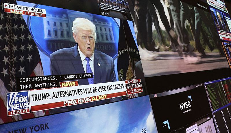 Trump on Tarrifs at NYC Stock Exchange