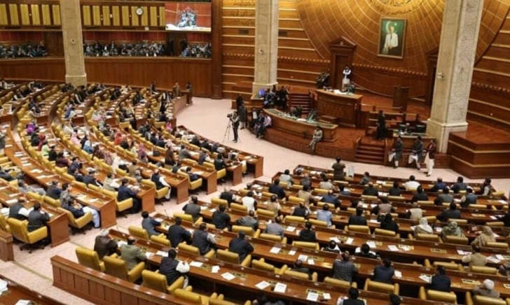 File photo of the Punjab Assembly building in Lahore, where lawmakers are expected to table proposed legislation aimed at protecting minority communal properties.