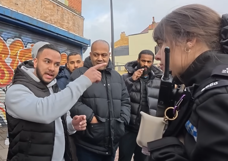 A female police officer