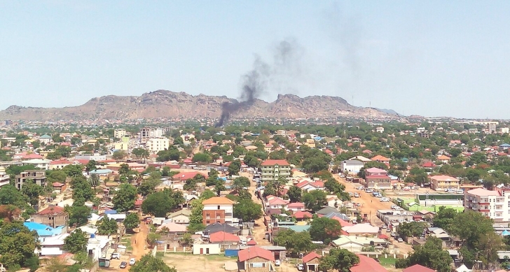 Juba, capital of the Republic of South Sudan.