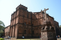 Basilica of Bom Jesus in Goa, India.