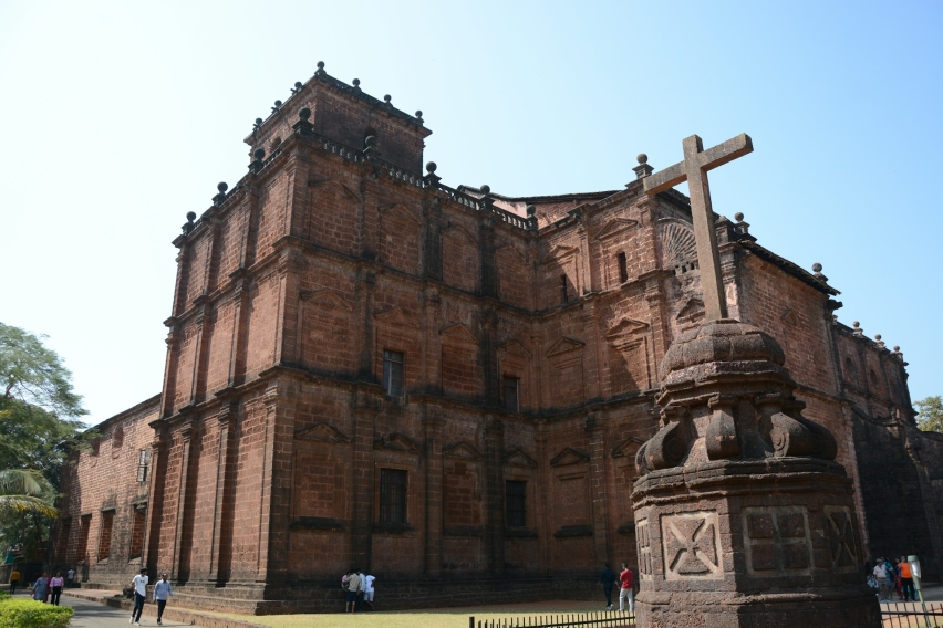Basilica of Bom Jesus in Goa, India.