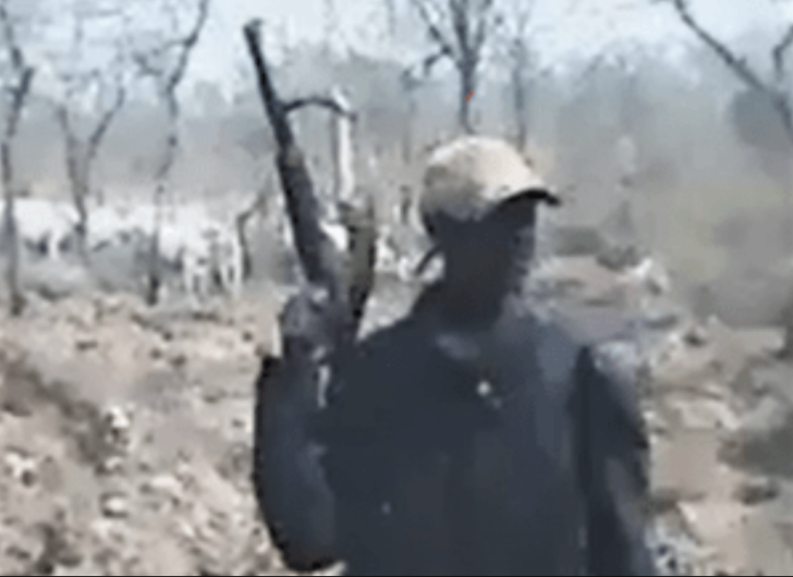 Fulani herdsman in north-central Nigeria in screenshot from video obtained by Morning Star News. 