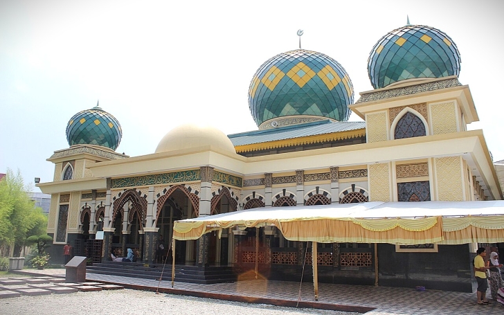 Ar-Rahman Mosque, Pekanbaru, Riau Province, Indonesia.