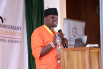 David Tarus, executive director of the Association for Christian Theological Education in Africa, addresses participants during the ACTEA General Assembly marking the organization’s 50th anniversary.