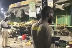 Site of terrorist blast on March 16, 2026 in Maiduguri, Nigeria.