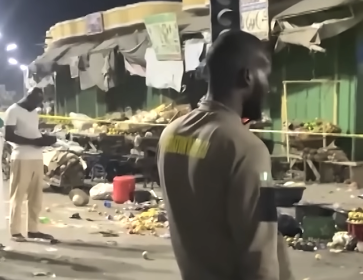Site of terrorist blast on March 16, 2026 in Maiduguri, Nigeria.