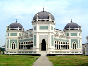 Great Mosque of Medan, North Sumatra Province, Indonesia.