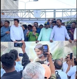 Protest in Karachi, Pakistan on March 29, 2026 against court upholding forcible marriage and conversion of 13-year-old girl.