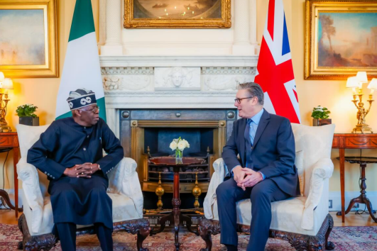 Bola Tinubu in UK