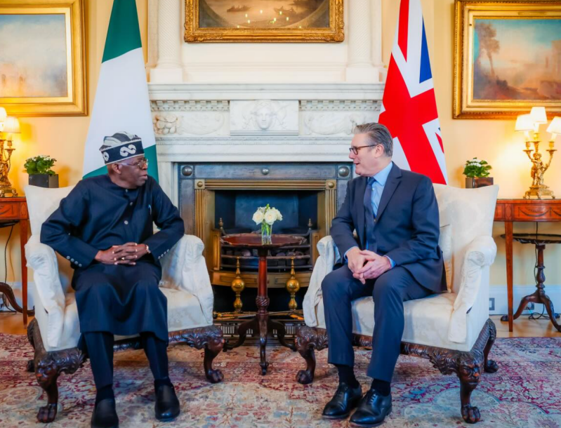 Bola Tinubu in UK