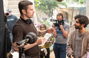 Dallas Jenkins on the set of The Chosen.