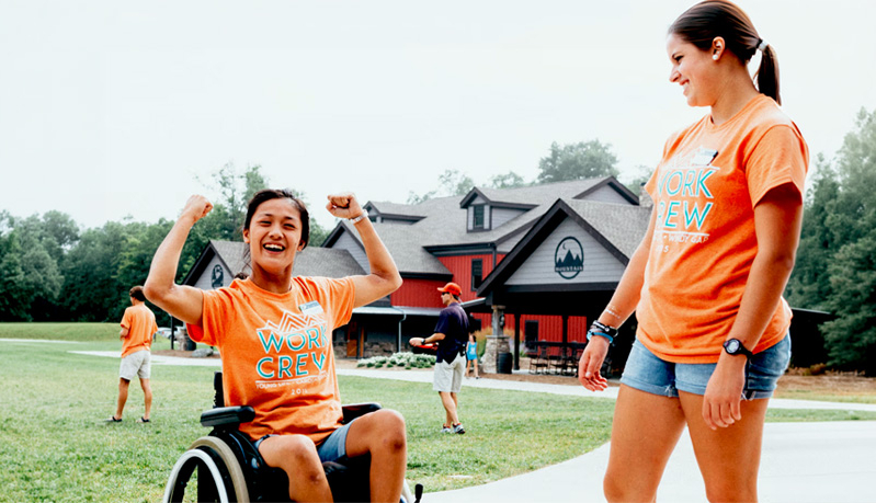 Work Crew in Wheelchair