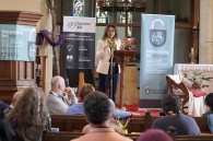 Helene Fisher addresses participants at the Marcham+10 consultation on April 17, as global advocates, researchers and faith leaders gathered to assess a decade of progress in confronting gender-specific religious persecution and to chart priorities for th