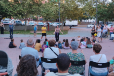 Members of a Baptist church in Tarragona, Spain, in collaboration with the evangelism and missions department of the Federation of Independent Evangelical Churches of Spain take part in outreach activities in August 2025, including children’s games, music
