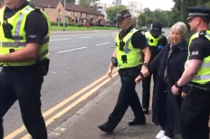 Rose Docherty was arrested in September 2025 for offering conversation near an abortion clinic in Scotland.