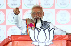 Prime Minister Narendra Modi’s speech during a Vijay Sankalp rally in Barrackpore, West Bengal, India on April 27, 2026.