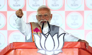 Prime Minister Narendra Modi’s speech during a Vijay Sankalp rally in Barrackpore, West Bengal, India on April 27, 2026.