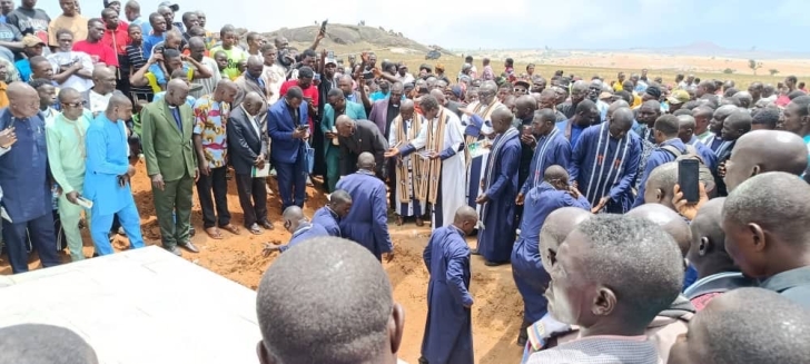 Funeral for the Rev. Ayuba Choji, wife Chundung Choji and their two children, Cyril and Endurance, killed in Rim area of Plateau state on April 26, 2026.