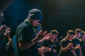 youth praising