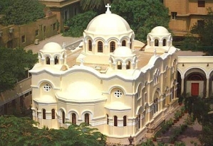 Virgin Mary Church at Zeitoun, in Cairo, Egypt.