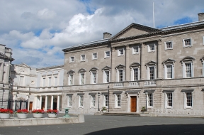 Leinster House in Dublin, seat of Dáil Éireann