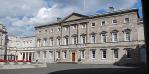 Leinster House in Dublin, seat of Dáil Éireann