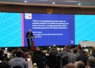 Dirk Gevers, Secretary General of United Bible Societies, addresses the fellowships 80th anniversary gathering in Jakarta, May 2026.