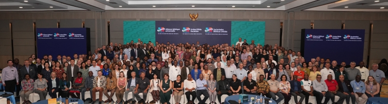 Representatives of United Bible Societies global fellowship gather in Jakarta, May 2026, for the organizations 80th anniversary event