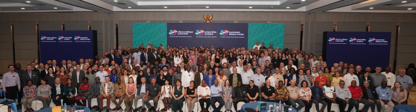 Representatives of United Bible Societies global fellowship gather in Jakarta, May 2026, for the organizations 80th anniversary event