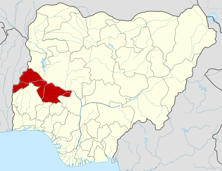 Location of Kwara state, Nigeria.