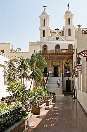 St. Virgin Mary’s Coptic Orthodox Church, also known as the Hanging Church (El Muallaqa), in Cairo, is one of the oldest churches in Egypt.