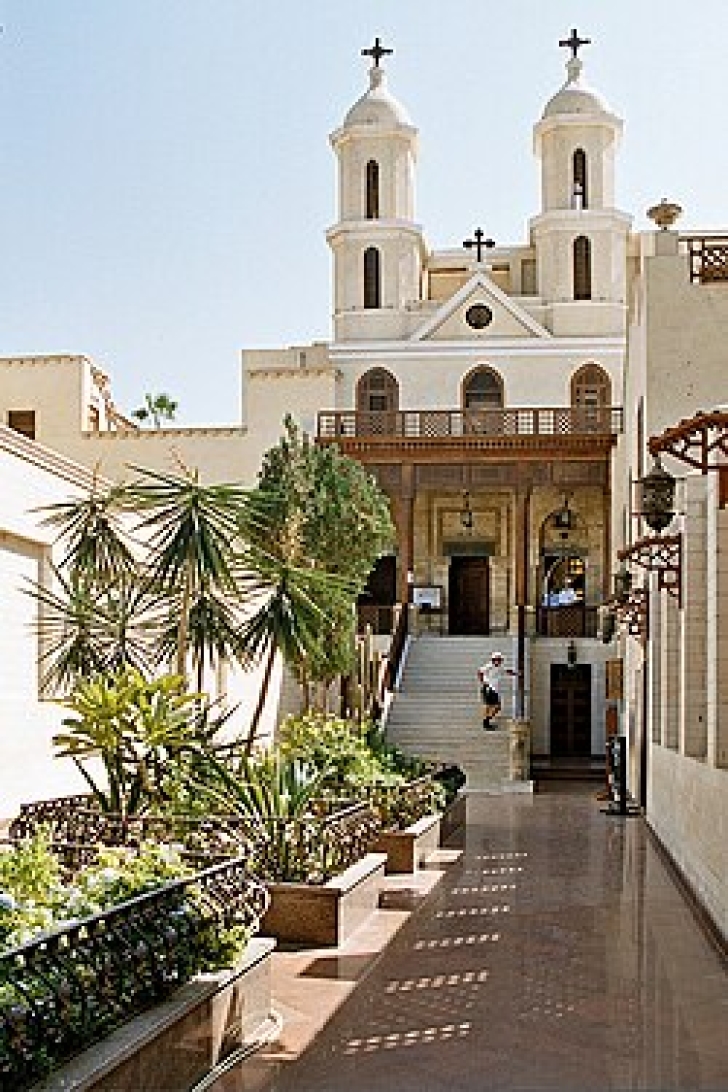 St. Virgin Mary’s Coptic Orthodox Church, also known as the Hanging Church (El Muallaqa), in Cairo, is one of the oldest churches in Egypt.