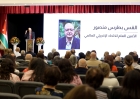 Rev. Botrus Mansour, secretary general of the World Evangelical Alliance, addresses the centennial celebration of evangelical ministry in Jordan at the Amman Baptist School on May 29.