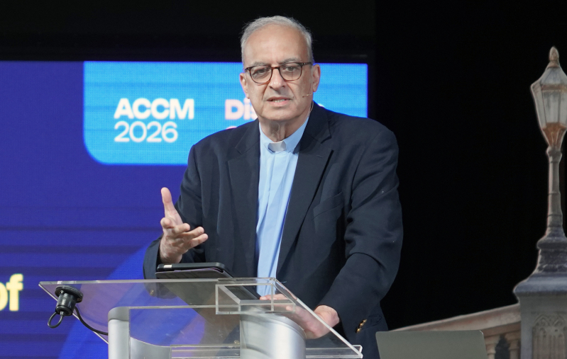 If we lose discipleship, we lose the center of our mission. Rev. Botrus Mansour, Secretary General of the World Evangelical Alliance, delivers the keynote address at the opening session of the Asia Conference on Church & Mission 2026, Manila, June 9, 20