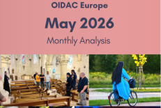Arson attacks were among anti-Christian hates crimes in May in Europe, according to the Observatory on Intolerance and Discrimination against Christians in Europe.