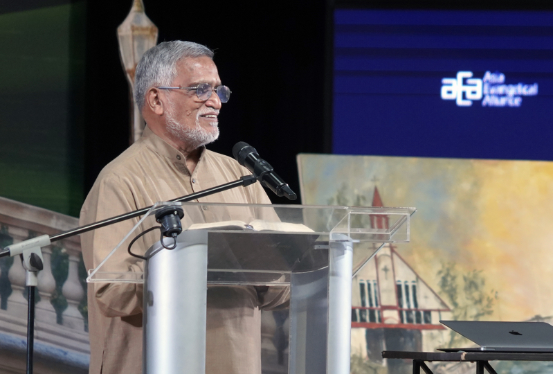 Rev. CB Samuel, honorary theological adviser for Micah Global and EFICOR, challenged Asian evangelical leaders to name at least five people they are actively discipling — and to ask honestly whether they could.